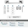 Amerock BH3601426 | Chrome Towel Bar | 24 in (610 mm) Towel Rack | Highland Ridge | Bathroom Towel Holder | Bathroom Hardware | Bath Accessories(Chrome)