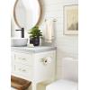 Amerock BH3601426 | Chrome Towel Bar | 24 in (610 mm) Towel Rack | Highland Ridge | Bathroom Towel Holder | Bathroom Hardware | Bath Accessories(Golden Champagne)