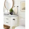 Amerock BH3601426 | Chrome Towel Bar | 24 in (610 mm) Towel Rack | Highland Ridge | Bathroom Towel Holder | Bathroom Hardware | Bath Accessories(Oil-rubbed Bronze)