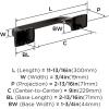 Amerock BH3601426 | Chrome Towel Bar | 24 in (610 mm) Towel Rack | Highland Ridge | Bathroom Towel Holder | Bathroom Hardware | Bath Accessories(Oil-rubbed Bronze)