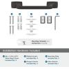 Amerock BH3601426 | Chrome Towel Bar | 24 in (610 mm) Towel Rack | Highland Ridge | Bathroom Towel Holder | Bathroom Hardware | Bath Accessories(Oil-rubbed Bronze)