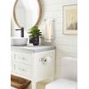 Amerock BH3601426 | Chrome Towel Bar | 24 in (610 mm) Towel Rack | Highland Ridge | Bathroom Towel Holder | Bathroom Hardware | Bath Accessories(Polished Nickel)