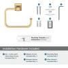 Amerock BH36022CZ | Champagne Bronze Towel Ring | 5-3/4 in (146 mm) Length Towel Holder | Mulholland | Hand Towel Holder for Bathroom Wall | Small Kitchen 𝐓𝐨𝐰𝐞𝐥 𝐇𝐨𝐥𝐝𝐞𝐫 | Bath Accessories