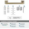 Amerock BH36024BBZ | Golden Champagne Towel Bar | 24 in (610 mm) Towel Rack | Mulholland | Bathroom Towel Holder | Bathroom Hardware | Bath Accessories(Golden Champagne)