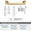 Amerock BH36034CZ | Champagne Bronze Towel Bar | 24 in (610 mm) Towel Rack | Revitalize | Bathroom Towel Holder | Bathroom Hardware | Bath Accessories(Champagne Bronze)