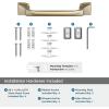 Amerock BH36034CZ | Champagne Bronze Towel Bar | 24 in (610 mm) Towel Rack | Revitalize | Bathroom Towel Holder | Bathroom Hardware | Bath Accessories(Golden Champagne)