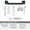 Amerock BH36034CZ | Champagne Bronze Towel Bar | 24 in (610 mm) Towel Rack | Revitalize | Bathroom Towel Holder | Bathroom Hardware | Bath Accessories(Matte Black)