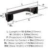 Amerock BH36034CZ | Champagne Bronze Towel Bar | 24 in (610 mm) Towel Rack | Revitalize | Bathroom Towel Holder | Bathroom Hardware | Bath Accessories(Oil-rubbed Bronze)