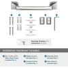 Amerock BH36034CZ | Champagne Bronze Towel Bar | 24 in (610 mm) Towel Rack | Revitalize | Bathroom Towel Holder | Bathroom Hardware | Bath Accessories(Polished Nickel)