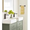Amerock BH36050MB | Matte Black Double Robe Hook | 2-15/16 in. (75 mm) Length Towel Holder | Davenport | Towel Hook for Bathroom | Bathroom Hardware | Bath Accessories(Oil-rubbed Bronze)