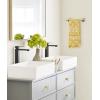 Amerock BH36050MB | Matte Black Double Robe Hook | 2-15/16 in. (75 mm) Length Towel Holder | Davenport | Towel Hook for Bathroom | Bathroom Hardware | Bath Accessories(Golden Champagne)