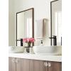 Amerock BH36063CCZ | Clear/Champagne Bronze Towel Bar | 18 in (457 mm) Towel Rack | Glacio | Bathroom Towel Holder | Bathroom Hardware | Bath Accessories(Clear/Golden Champagne)