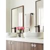 Amerock BH36063CCZ | Clear/Champagne Bronze Towel Bar | 18 in (457 mm) Towel Rack | Glacio | Bathroom Towel Holder | Bathroom Hardware | Bath Accessories(Clear/Oil Rubbed Bronze)