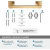Amerock BH36073CZ | Champagne Bronze Towel Bar | 18 in (457 mm) Towel Rack | Appoint | Bathroom Towel Holder | Bathroom Hardware | Bath Accessories(Champagne Bronze)