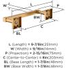 Amerock BH36073CZ | Champagne Bronze Towel Bar | 18 in (457 mm) Towel Rack | Appoint | Bathroom Towel Holder | Bathroom Hardware | Bath Accessories(Champagne Bronze)
