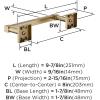 Amerock BH36073CZ | Champagne Bronze Towel Bar | 18 in (457 mm) Towel Rack | Appoint | Bathroom Towel Holder | Bathroom Hardware | Bath Accessories(Golden Champagne)
