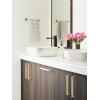 Amerock BH36081BBZ | Golden Champagne Single Post Toilet Paper Holder | 5-7/8 in. (149 mm) Length Toilet Tissue Holder | Monument | Bath Tissue Holder | Bathroom Hardware | Bath Accessories(Golden Champagne)