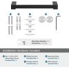Amerock BH36081BBZ | Golden Champagne Single Post Toilet Paper Holder | 5-7/8 in. (149 mm) Length Toilet Tissue Holder | Monument | Bath Tissue Holder | Bathroom Hardware | Bath Accessories(Matte Black)
