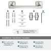 Amerock BH36091CZ | Champagne Bronze Single Post Toilet Paper Holder | 7-1/16 in. (179 mm) Length Toilet Tissue Holder | Stature | Bath Tissue Holder | Bathroom Hardware | Bath Accessories(Brushed Nickel)