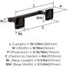 Amerock BH36091CZ | Champagne Bronze Single Post Toilet Paper Holder | 7-1/16 in. (179 mm) Length Toilet Tissue Holder | Stature | Bath Tissue Holder | Bathroom Hardware | Bath Accessories(Oil-rubbed Bronze)