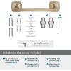 Amerock BH36091CZ | Champagne Bronze Single Post Toilet Paper Holder | 7-1/16 in. (179 mm) Length Toilet Tissue Holder | Stature | Bath Tissue Holder | Bathroom Hardware | Bath Accessories(Golden Champagne)
