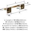 Amerock BH36091CZ | Champagne Bronze Single Post Toilet Paper Holder | 7-1/16 in. (179 mm) Length Toilet Tissue Holder | Stature | Bath Tissue Holder | Bathroom Hardware | Bath Accessories(Golden Champagne)