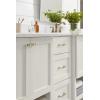 Amerock BP36890FB Stature Cabinet Pull, 8-13/16 in (224 mm) Center-to-Center, Matte Black(Golden Champagne)
