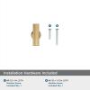 Amerock BP37100G10 | Kitchen Cabinet Knob | Satin Nickel | Everett | 1-3/4 inch (44mm) Length | Cabinet Hardware | Bar Furniture Knob | Dresser Drawer Knob(Champagne Bronze)