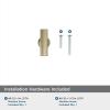 Amerock BP37100G10 | Kitchen Cabinet Knob | Satin Nickel | Everett | 1-3/4 inch (44mm) Length | Cabinet Hardware | Bar Furniture Knob | Dresser Drawer Knob(Golden Champagne)
