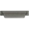 Amerock BP452364MB | Kitchen Cabinet Cup Pull | Matte Black | 2-1/2 in (64 mm) Center-to-Center | Jolene | 1 Pack | Furniture Hardware | Cabinet Handle | Bathroom Drawer Pull(Antique Iron)