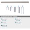 Amerock BP54026CZ | Champagne Bronze Appliance Pull | 24 inch (610mm) Center-to-Center Cabinet Handle | Bar Pulls | Furniture Hardware(Sterling Nickel)