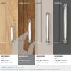 Amerock BP54055CZ | Champagne Bronze Appliance Pull | 12 inch (305mm) Center-to-Center Cabinet Handle | Renown | Furniture Hardware(Polished Nickel)