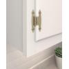 Amerock BPR3406CZ | Cabinet Hinge | 3/8 in (10 mm) Offset Non-Self Closing Face Mount | Champagne Bronze | Kitchen Cabinet Door Hinge | 1 Pair/2 Pack | Functional Hardware(Golden Champagne)