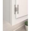Amerock BPR3406CZ | Cabinet Hinge | 3/8 in (10 mm) Offset Non-Self Closing Face Mount | Champagne Bronze | Kitchen Cabinet Door Hinge | 1 Pair/2 Pack | Functional Hardware(Satin Nickel)