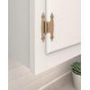 Amerock BPR3406CZ | Cabinet Hinge | 3/8 in (10 mm) Offset Non-Self Closing Face Mount | Champagne Bronze | Kitchen Cabinet Door Hinge | 1 Pair/2 Pack | Functional Hardware(Champagne Bronze)