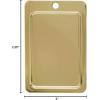 Amerock BPR34283 | Face Frame Cabinet Hinge | 3/8 inch (10 mm) Inset 𝙷inge | Polished Brass | 2 Pack | Self-Closing Нinge | Face Mount 𝐇inge | Cabinet Door 𝖧inge