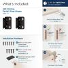 Amerock BPR7540BB Cabinet Hinge 1/2 in (13 mm) Overlay Self Closing Full Wrap Burnished Brass Kitchen Cabinet Door Hinge 1 Pair/2 Pack Functional Hardware(Oil Rubbed Bronze)