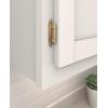 Amerock BPR762926 | Face Frame Cabinet Hinge | Variable Overlay Hinge | Polished Chrome | 2 Pack | Self-Closing Hinge | Kitchen Cabinet Door Hinge | 1 Pair/2 Pack | Functional Hardware(Champagne Bronze)