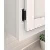 Amerock BPR762926 | Face Frame Cabinet Hinge | Variable Overlay Hinge | Polished Chrome | 2 Pack | Self-Closing Hinge | Kitchen Cabinet Door Hinge | 1 Pair/2 Pack | Functional Hardware(Matte Black)
