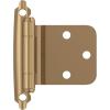 Amerock BPR762926 | Face Frame Cabinet Hinge | Variable Overlay Hinge | Polished Chrome | 2 Pack | Self-Closing Hinge | Kitchen Cabinet Door Hinge | 1 Pair/2 Pack | Functional Hardware(Champagne Bronze)