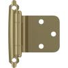 Amerock BPR762926 | Face Frame Cabinet Hinge | Variable Overlay Hinge | Polished Chrome | 2 Pack | Self-Closing Hinge | Kitchen Cabinet Door Hinge | 1 Pair/2 Pack | Functional Hardware(Golden Champagne)
