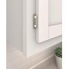 Amerock BPR8704CZ | Cabinet Hinge | 1/2 in (13 mm) Overlay Double Demountable | Champagne Bronze | Kitchen Cabinet Door Hinge | 1 Pair/2 Pack | Functional Hardware(Sterling Nickel)