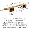 Amerock Corp BH36563G10 Bronx Robe Hook, Brushed Nickel(Champagne Bronze)