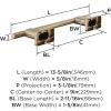 Amerock Corp BH36563G10 Bronx Robe Hook, Brushed Nickel(Golden Champagne)