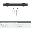 Amerock Corp BP37111CZ Everett Appliance Pull, 18 in (457 mm) Center-to-Center, Champagne Bronze(Matte Black)