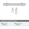 Amerock Corp BP37111CZ Everett Appliance Pull, 18 in (457 mm) Center-to-Center, Champagne Bronze(Polished Chrome)