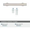Amerock Corp BP37111CZ Everett Appliance Pull, 18 in (457 mm) Center-to-Center, Champagne Bronze(Polished Nickel)