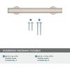 Amerock Corp BP37111CZ Everett Appliance Pull, 18 in (457 mm) Center-to-Center, Champagne Bronze(Satin Nickel)