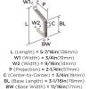Amerock H37003CZ | Emerge Double Prong Decorative Wall Hook | Champagne Bronze Hook for Coats, Hats, Backpacks, Bags | Hooks for Bathroom, Bedroom, Closet, Entryway, Laundry Room, Office(Satin Nickel)