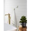 Amerock H3700826 | Benton Double Prong Decorative Wall Hook | Polished Chrome Hook for Coats, Hats, Backpacks, Bags | Hooks for Bathroom, Bedroom, Closet, Entryway, Laundry Room, Office(Golden Champagne)